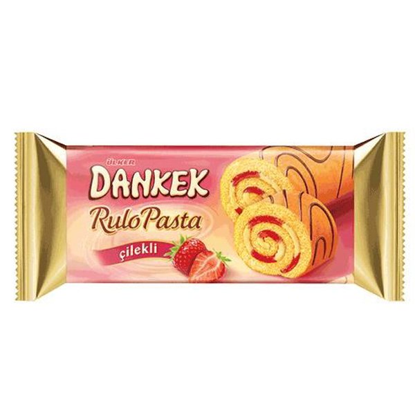 ÜLKER DANKEK RULO PASTA ÇİLEKLİ 235 GR Kalafatlar Sanal Market Ordu