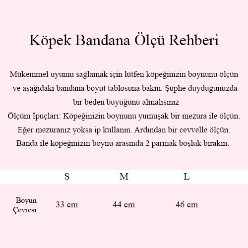 Garden Party Pet Boyunluk Bandana Garden Party Pet Boyunluk Bandana