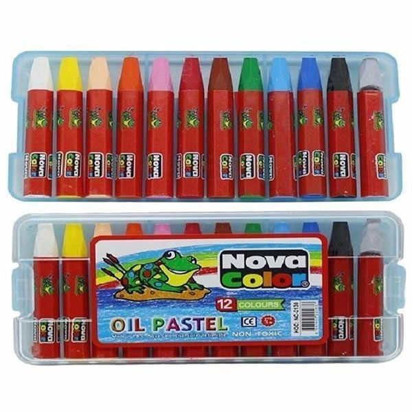 Nova Color Nc 1112 Silinebilir Mum Pastel Boya 12 Renk Yarim Boy Fiyatlari Ve Ozellikleri