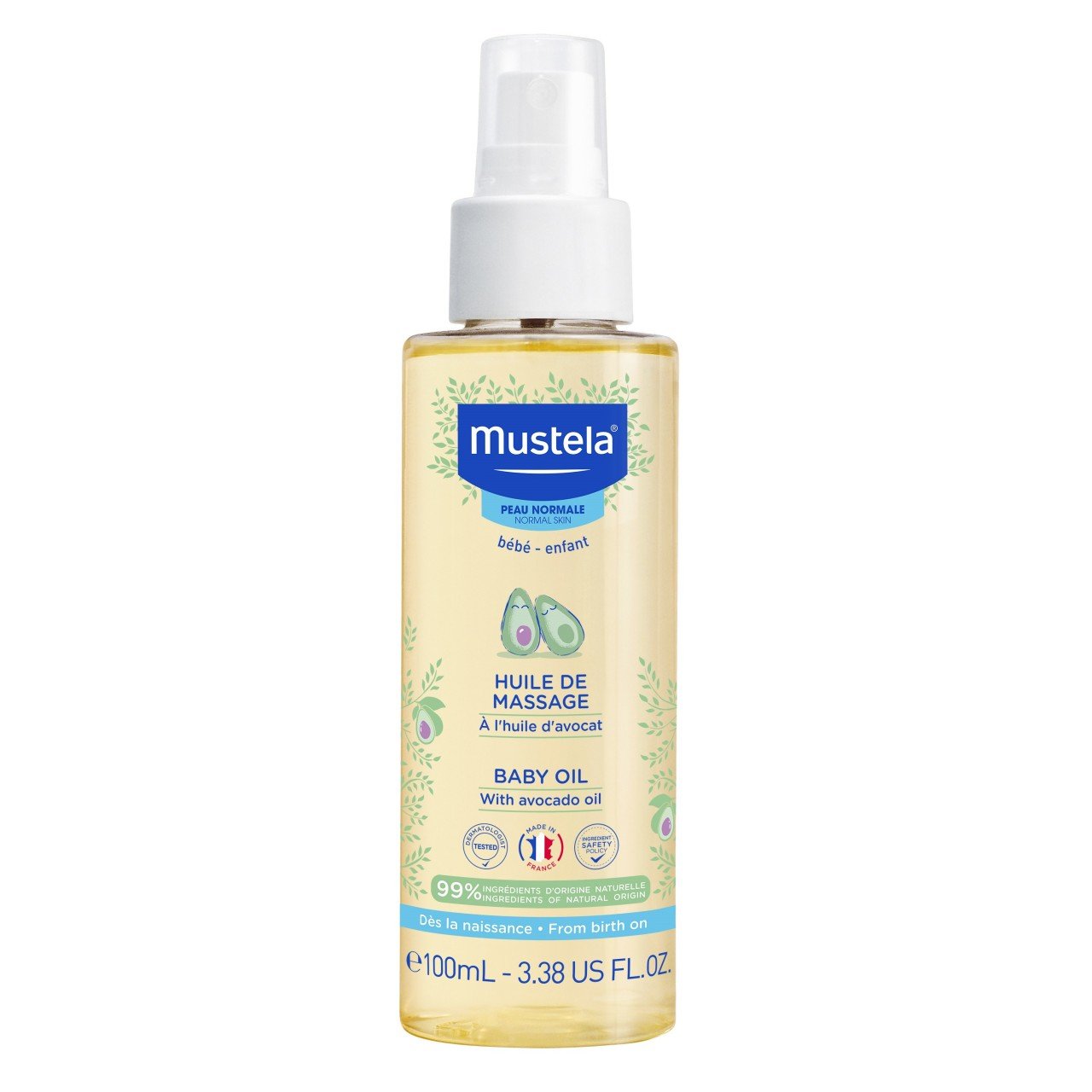 Mustela 100 ml Bebek Masaj Yağı Anne &amp; Bebek Ürünleri