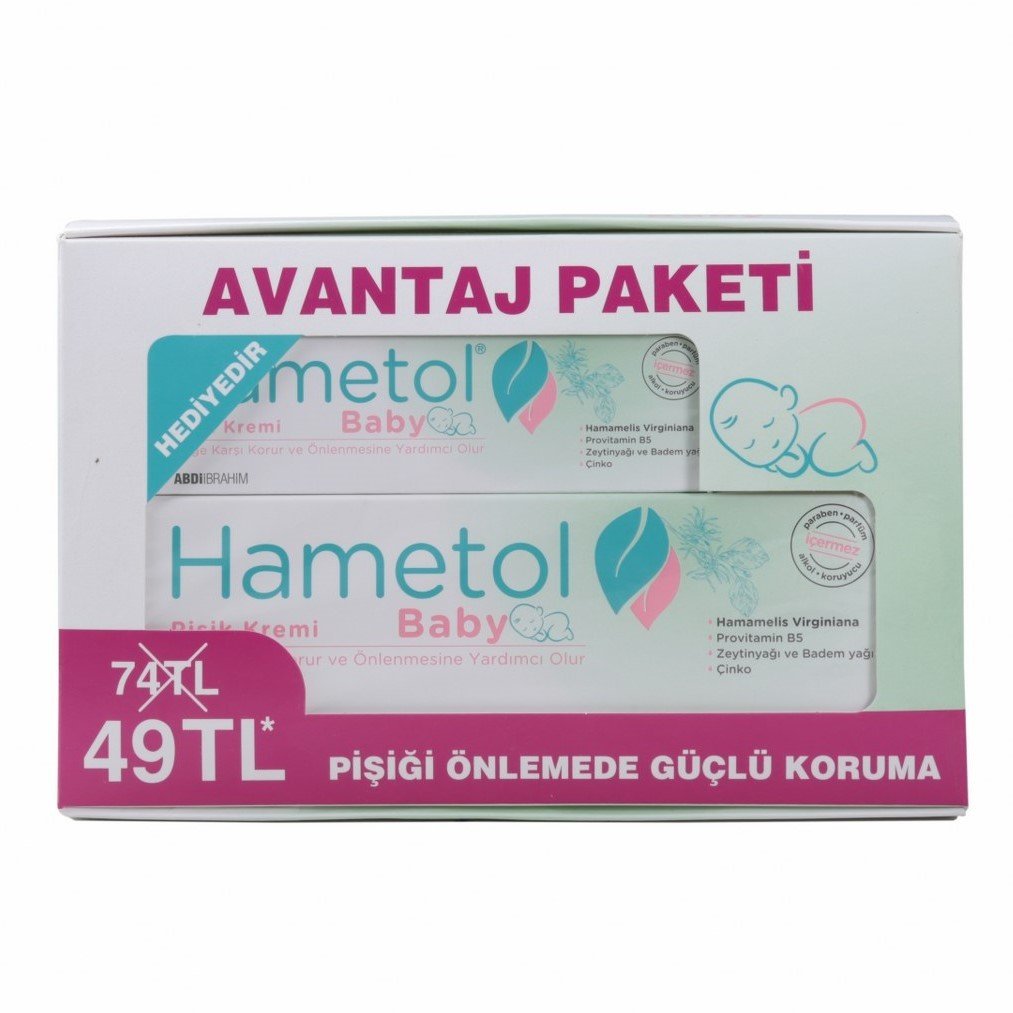 Hametol Baby Pişik Kremi 100 ml + 30 ml AVANTAJ PAKETİ Anne &amp; Bebek