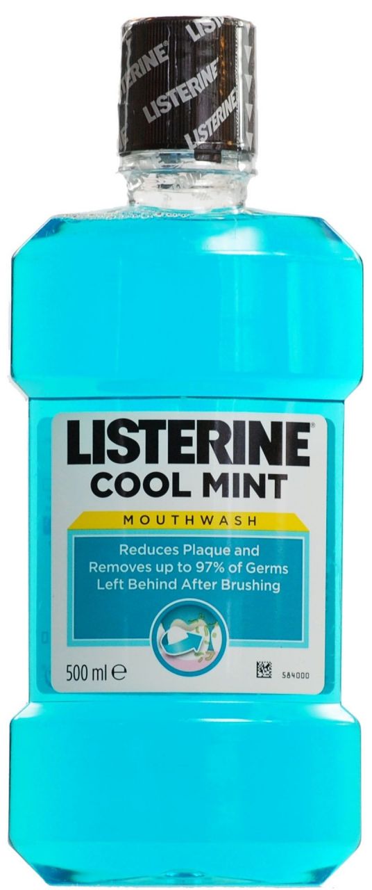 Listerine Cool Mint 500 ml Gargara (Nane Aromalı) Ağız Gargaraları