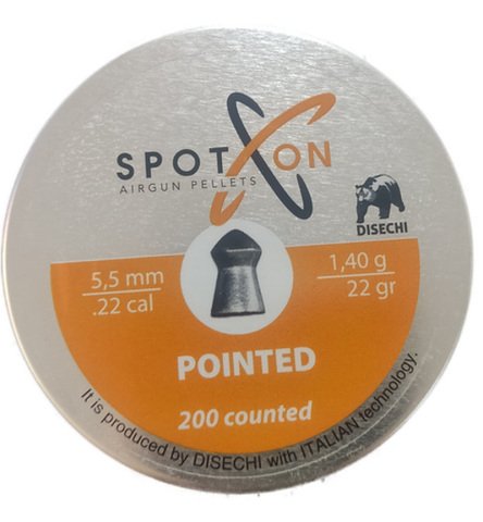 Spoton Pointed 5.5 Cal (22 Grain) Pellet Saçma