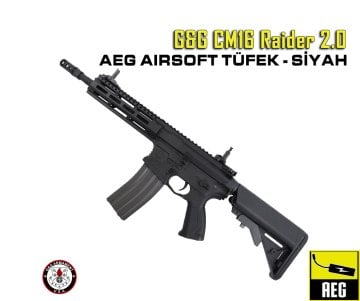 GG CM16 Raider 2.0 Aeg Airsoft Tüfek - Siyah YENI VERSIYON