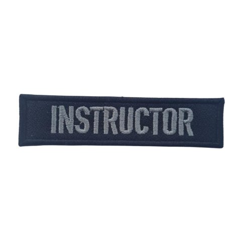 INSTRUCTOR TACTICAL PATCH -SİYAH-GRİ