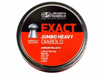 JSB DIABOLO EXACT JUMBO HEAVY 18,13 5.52 MM HAVALI SACMA