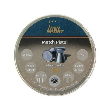 H&N MATCH PISTOL 4.49 LP HAVALI TABANCA SACMA(500)