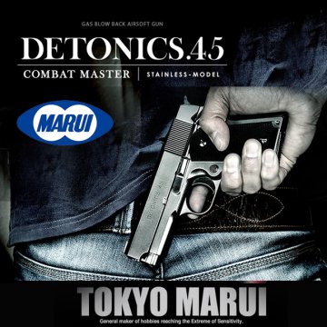 Tokyo Marui DETONICS 45 Stainless GBB Airsoft Tabanca