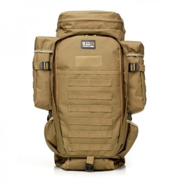 9.11 Tactical Full Gear Tüfek Combo Sırt Çantası - Coyote