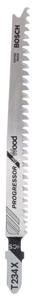 Bosch - Kademeli Artan Dişli Serisi Ahşap İçin T 234 X Dekupaj Testeresi Bıçağı - 25'Li Paket