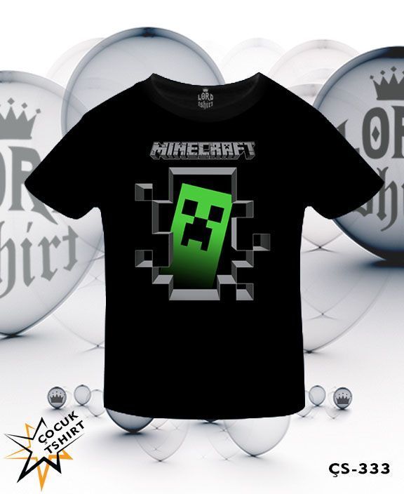 Cocuk Kategorisinde Minecraft Cocuk Tisort 1