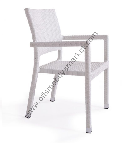 Süt Beyaz Rattan Sandalye Süt Beyaz Rattan Sandalye