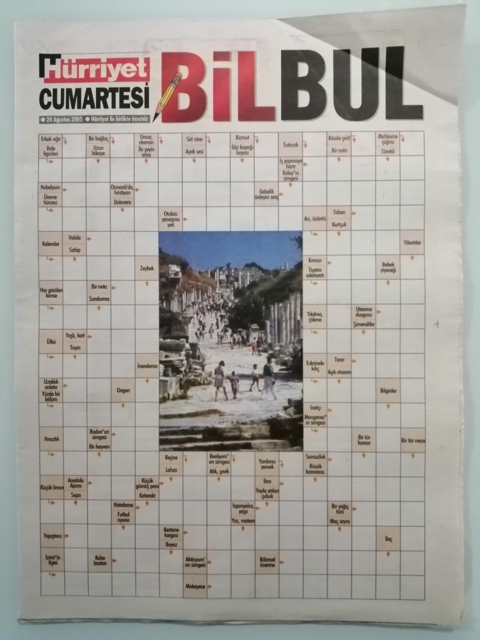 tümsaş Efemera - Hürriyet Gazetesi Bulmaca Eki 15 Ağustos 2005 ...