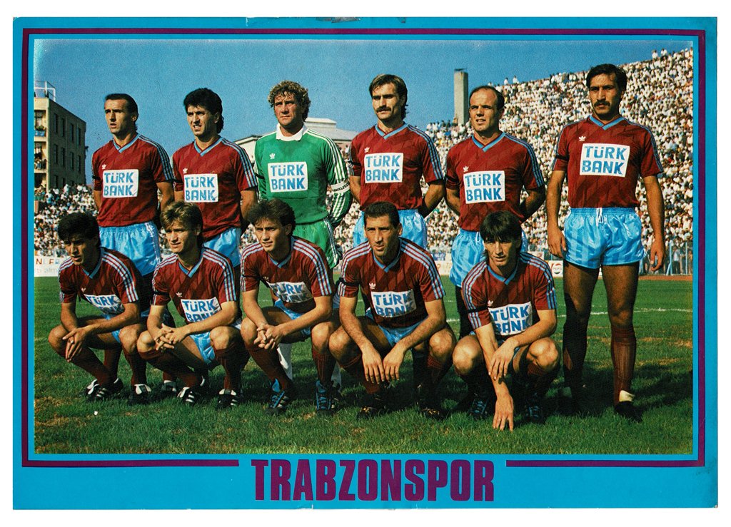 Trabzonspor Futbol Takımı (Büyük Boy) Kartpostal KRT9028 ...