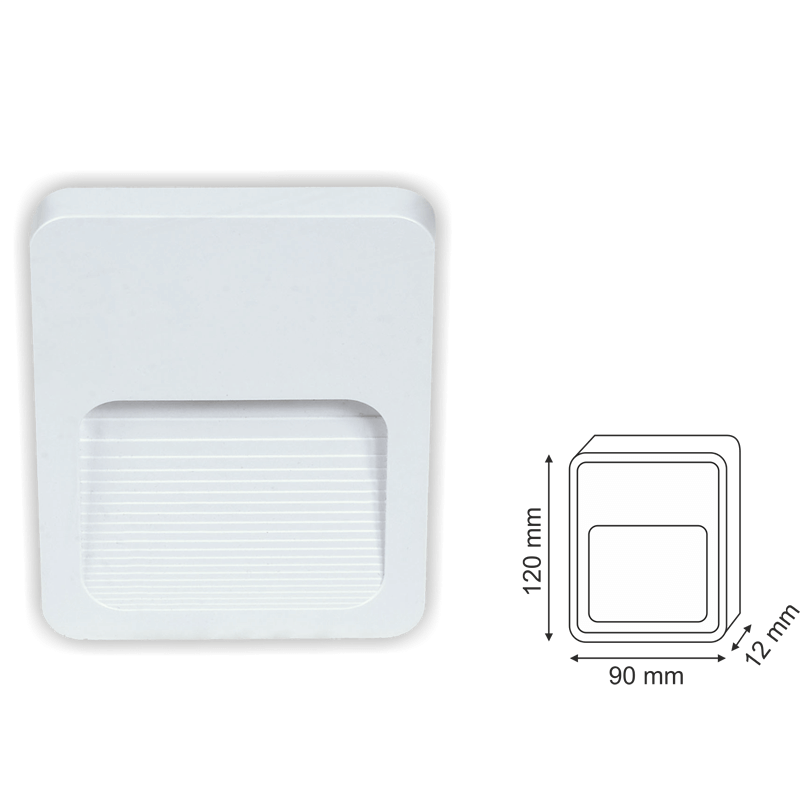 2W Günışığı Led Duvar Aydınlatma Sensörü 47,43 TL