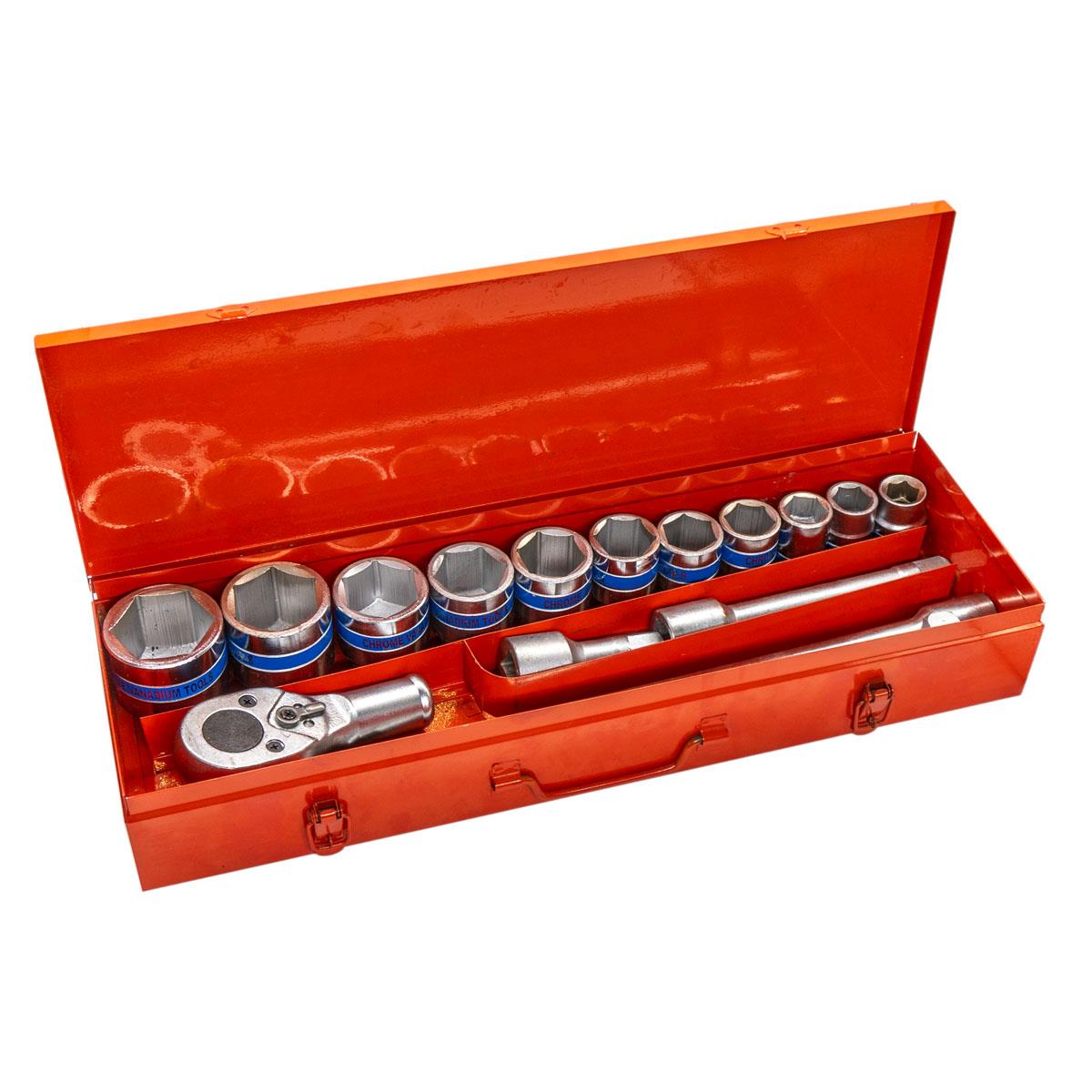 6056 3/4'' 6 Köşe Lokma Anahtar Takımı 16 Parça (Metal Kutulu) 6056 3/4'' 6 Köşe Lokma Anahtar Takımı 16 Parça (Metal Kutulu)