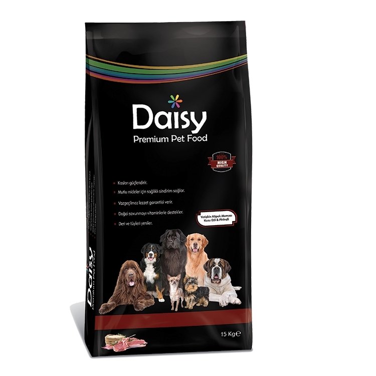 Daisy Premium Kuzu Etli & Pirinçli Yetişkin Köpek Maması 15 Kg Yeme