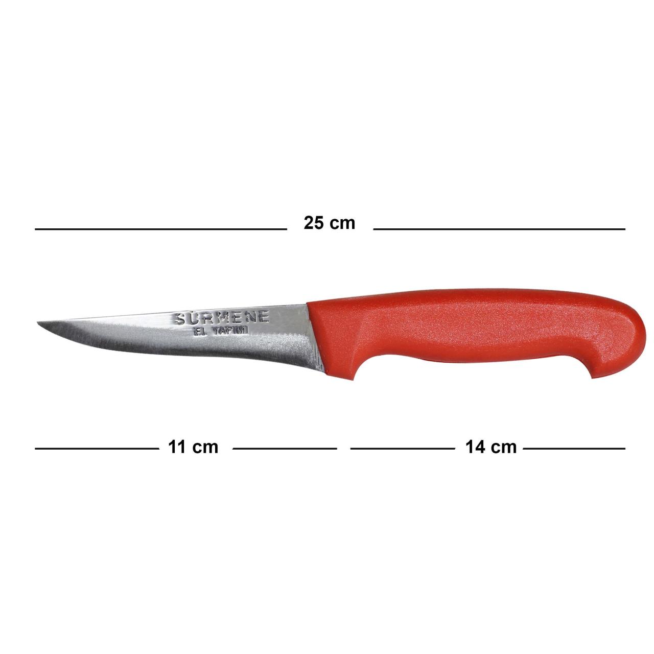 Sürmene Sıyırma Bıçağı Kasap Kurban Et Bıçak 25 Cm
