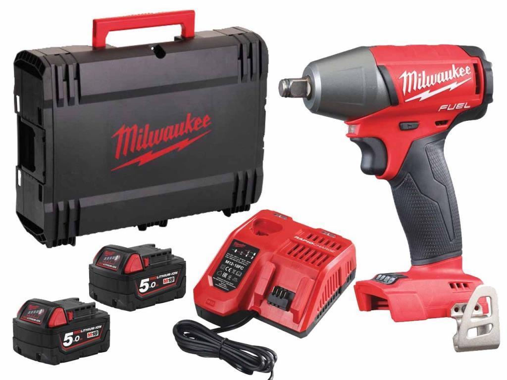 Milwaukee M18 FIWF12502X Darbeli Çift Akülü Somun Sıkma 5 Ah