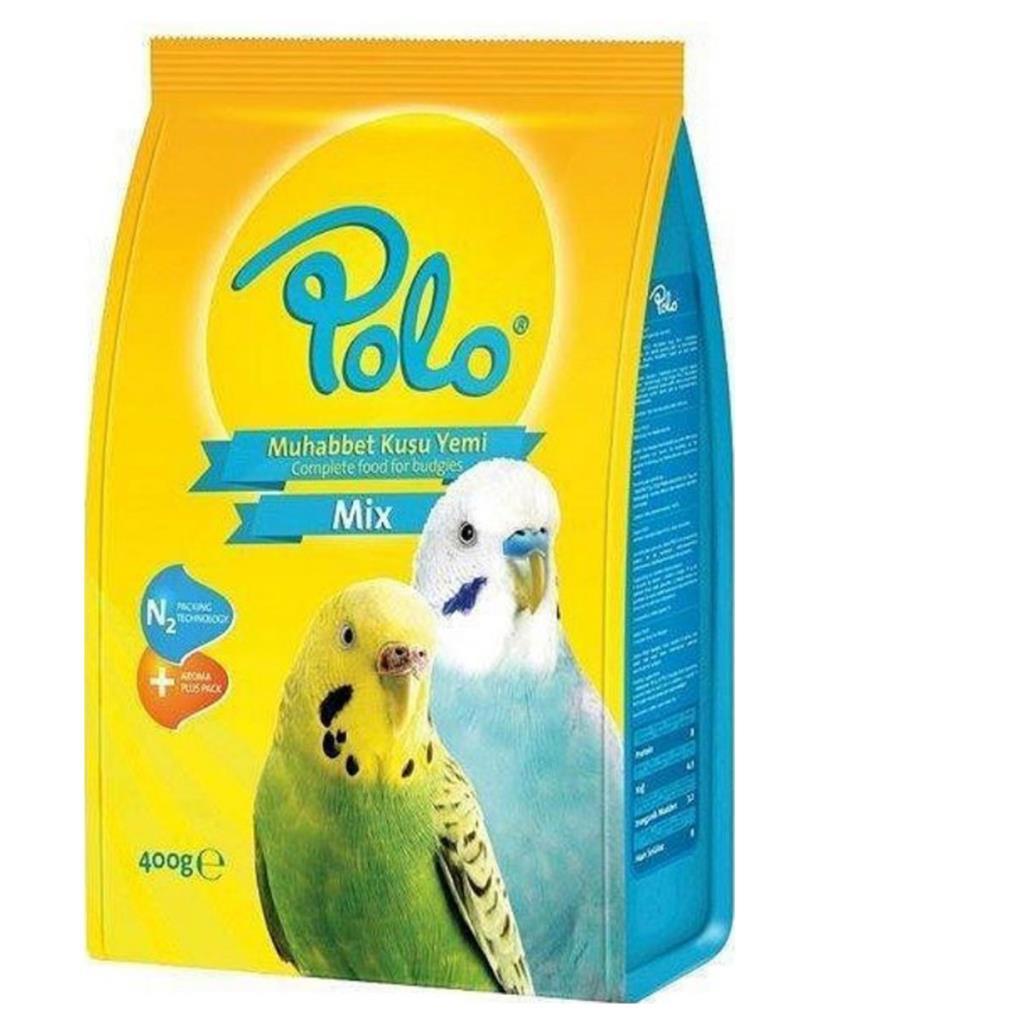 Polo Muhabbet Kuşu Yemi Mix 400 gr