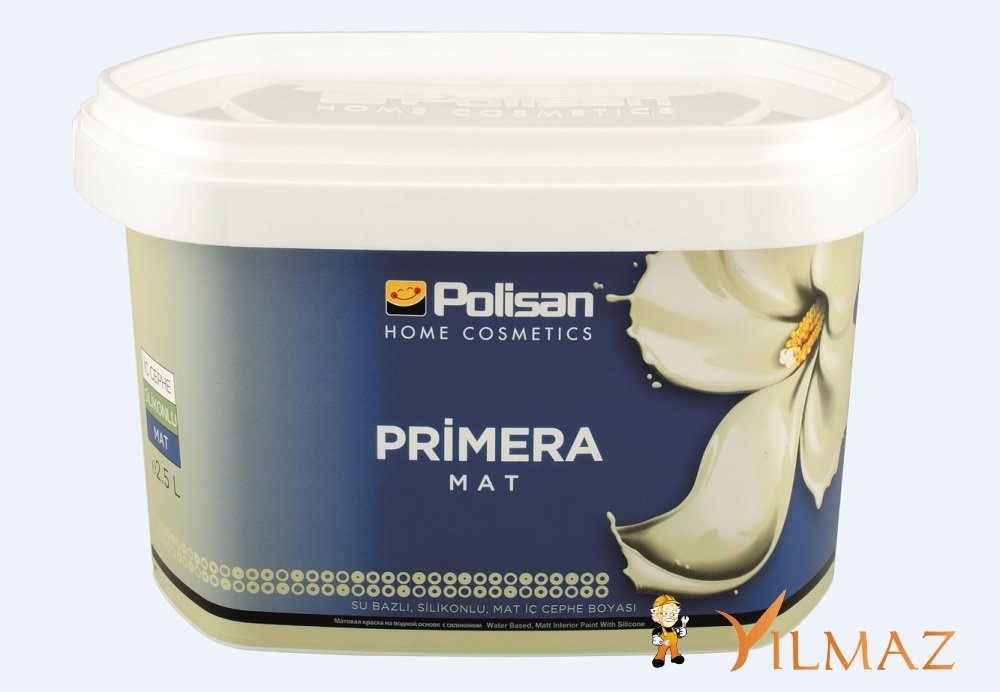 Polisan Primera 7 5 Lt Silikonlu Ic Cephe Boyasi Pudra 6150polisan7 5 Lt Baz Renkler