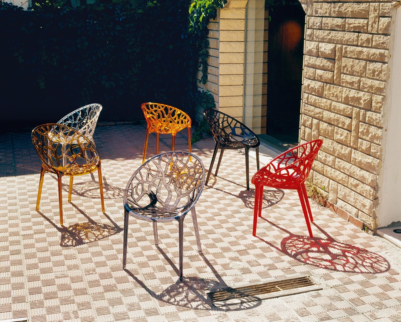 Siesta Crystal 4�lü Sandalye Gri TransparanSiestaSiesta