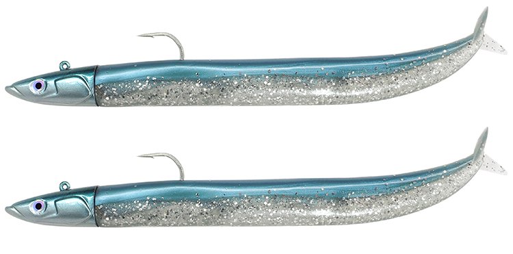 FFT 80g SAND EEL LURES PUFFIN SHAD BOAT NORWAY WRECK SEA FISHING Fiiish Crazy