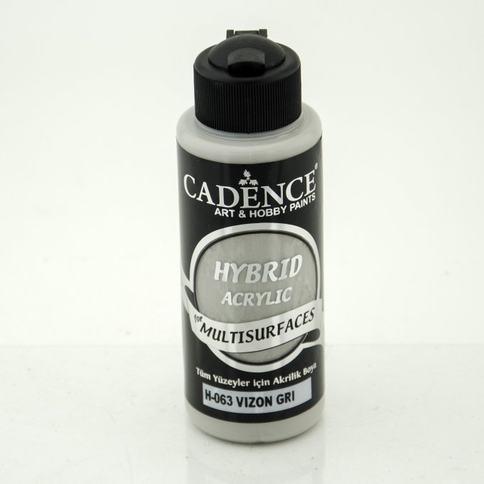 H063 Vizon Gri Multisurfaces 120ml POLYESTERHOBİ