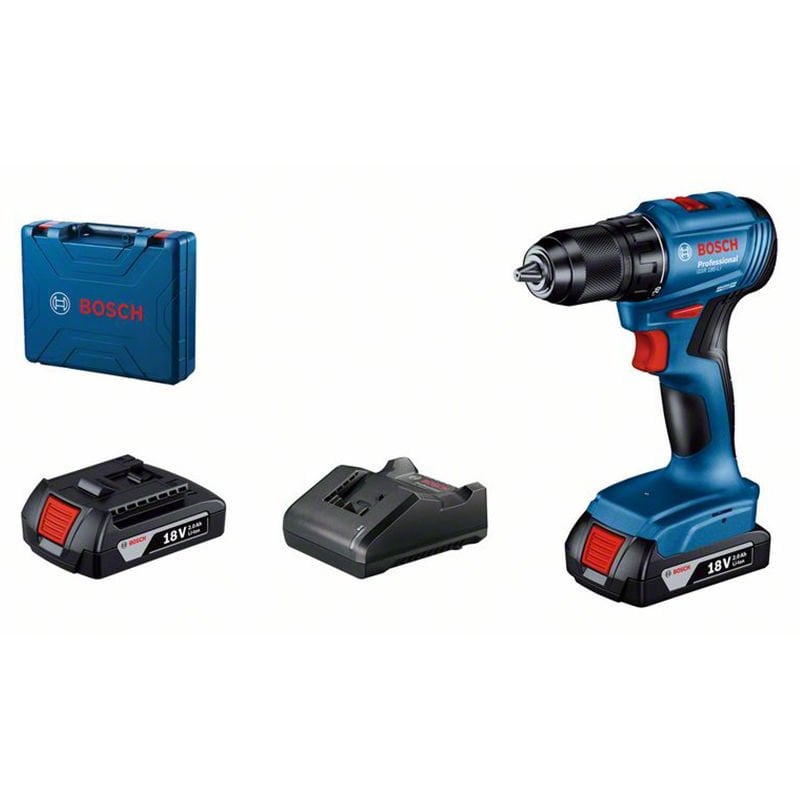 BOSCH GSR 185-LI Profesyonel 18 Volt 2 Ah Çift Akülü Delme Vidalama ...