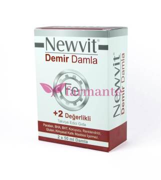 newvit demir damla 2 x 50 ml 52 67 tl