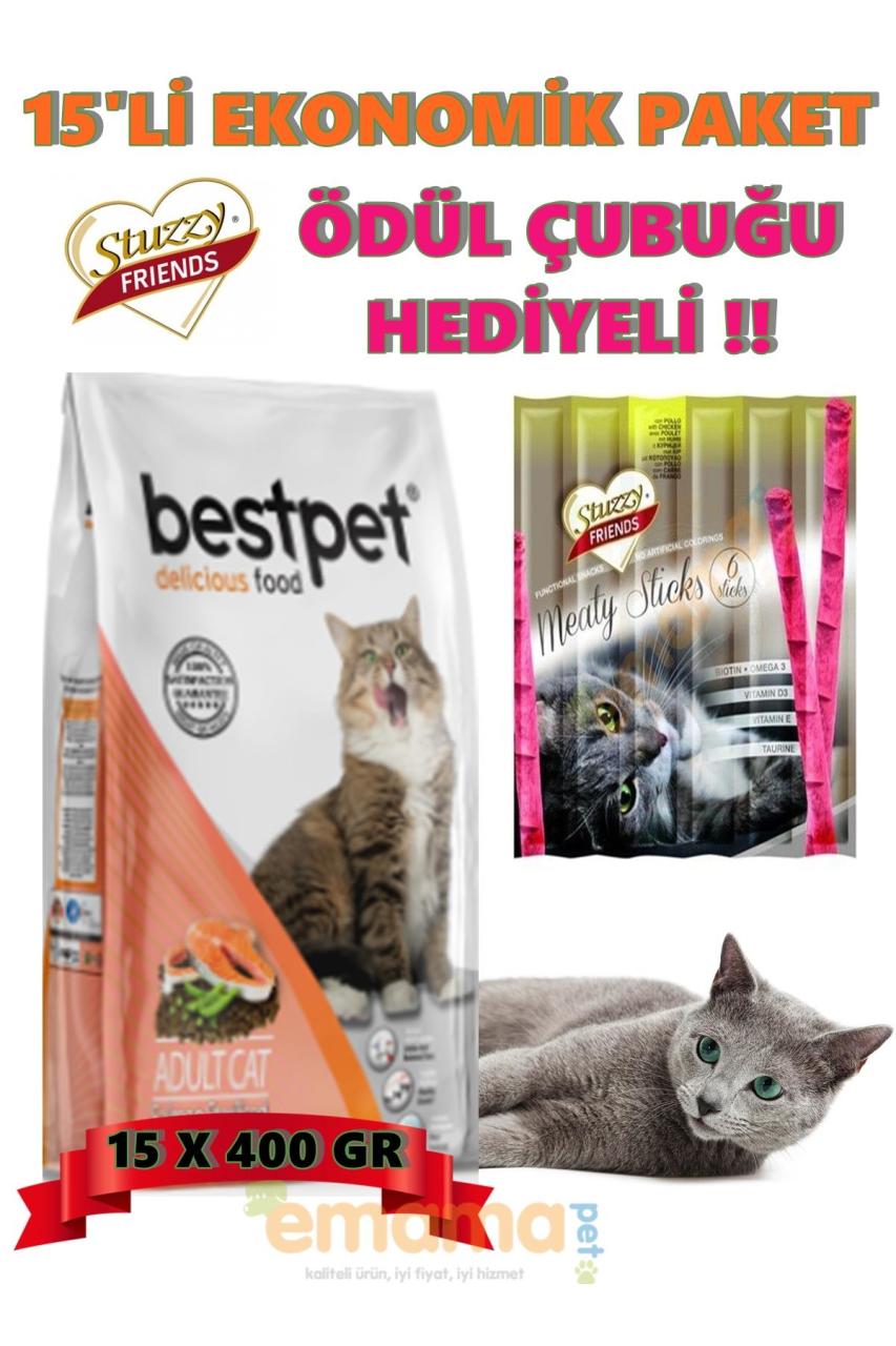 Bestpet Kısırlaştırılmış Somonlu Yetişkin Kedi Maması emamapet