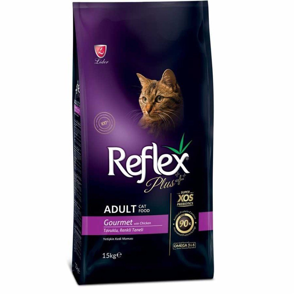 Reflex Plus Tavuk Etli Renkli Taneli Yetişkin Kedi Maması 15 Kg emamapet