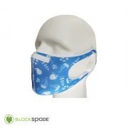 BLACKSPADE Çocuk Koruyucu Maske Deniz Desen S1