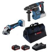 Bosch GBH 18V-26 Kırıcı Delici + GWS 18V-10 Taşlama