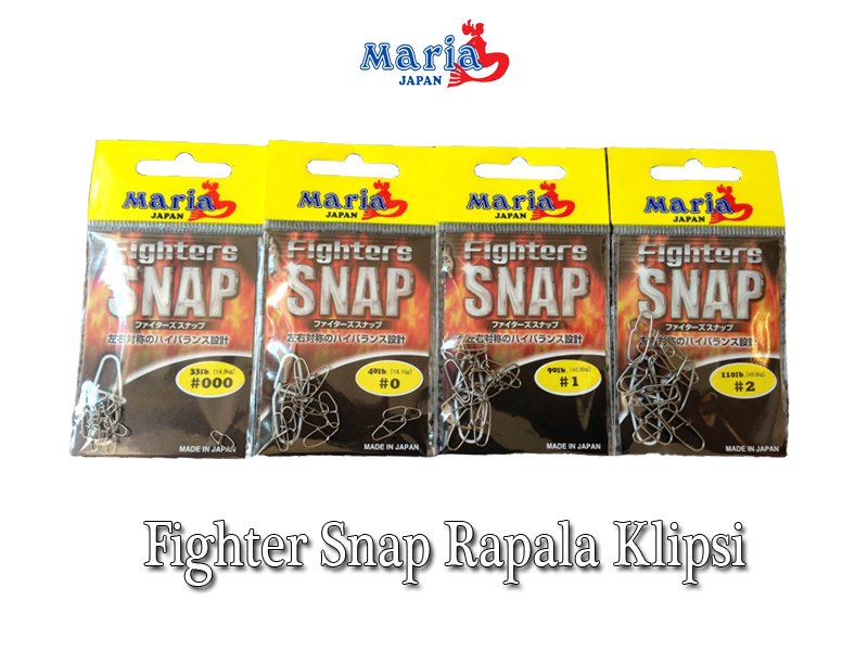 Maria Fighter Snap Maket Balık Klipsi 00