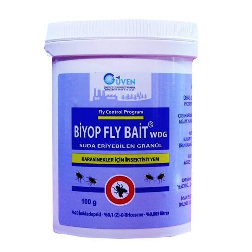 Karasinek İlacı Biyop Fly Bait WDG 100 Gr Kara Sinek İlacı Karasinek İlacı