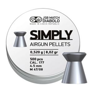 JSB SIMPLY 8.02 GRAIN 4.5 MM SAÇMA / 500 ADET