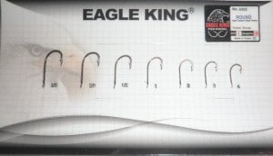 EAGLE KING 6302 BZ Çapraz Kısa Pala Bronz İğne