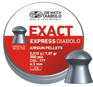 JSB EXACT EXPRESS DIABOLO 7,87 GRAIN 4,52 MM SAÇMA / 500 ADET