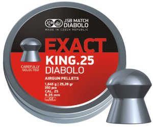 JSB EXACT KING DIABOLO 25,39 GRAIN 6,35 MM SAÇMA / 350 ADET