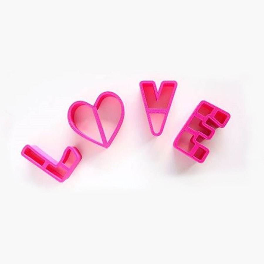 Love Harf Kurabiye Kalıbı I Sudan Etkilenmez