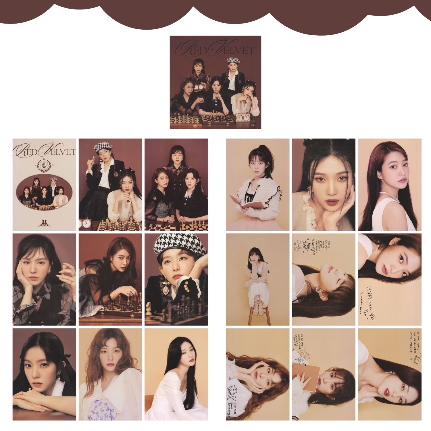 RED VELVET '' 2022 Season's Greetings '' Fotokart Seti