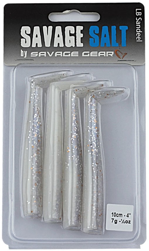 Savage gear Sandeel 10cm 4 Adet 7g 30- Real Pearl Suni Yem