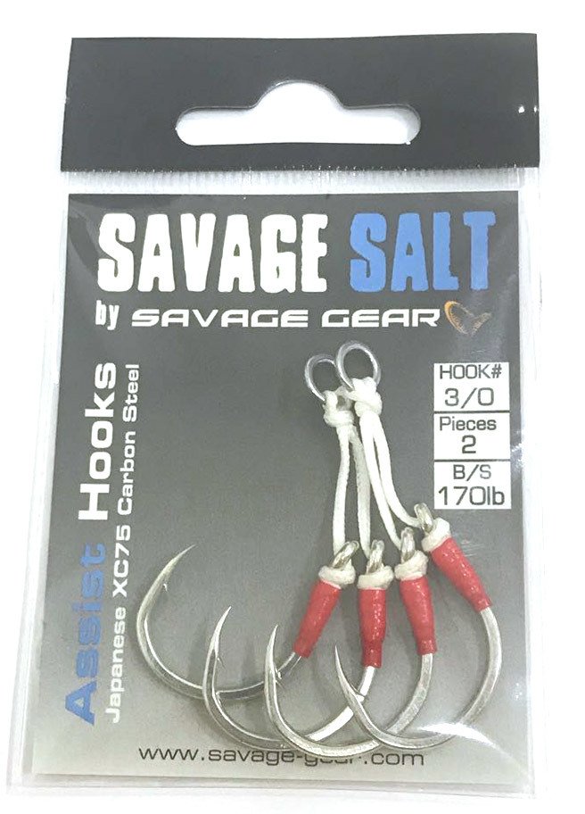 Savage gear Eyed Asist Hook  2 Adet 4-0 Double  220lbs