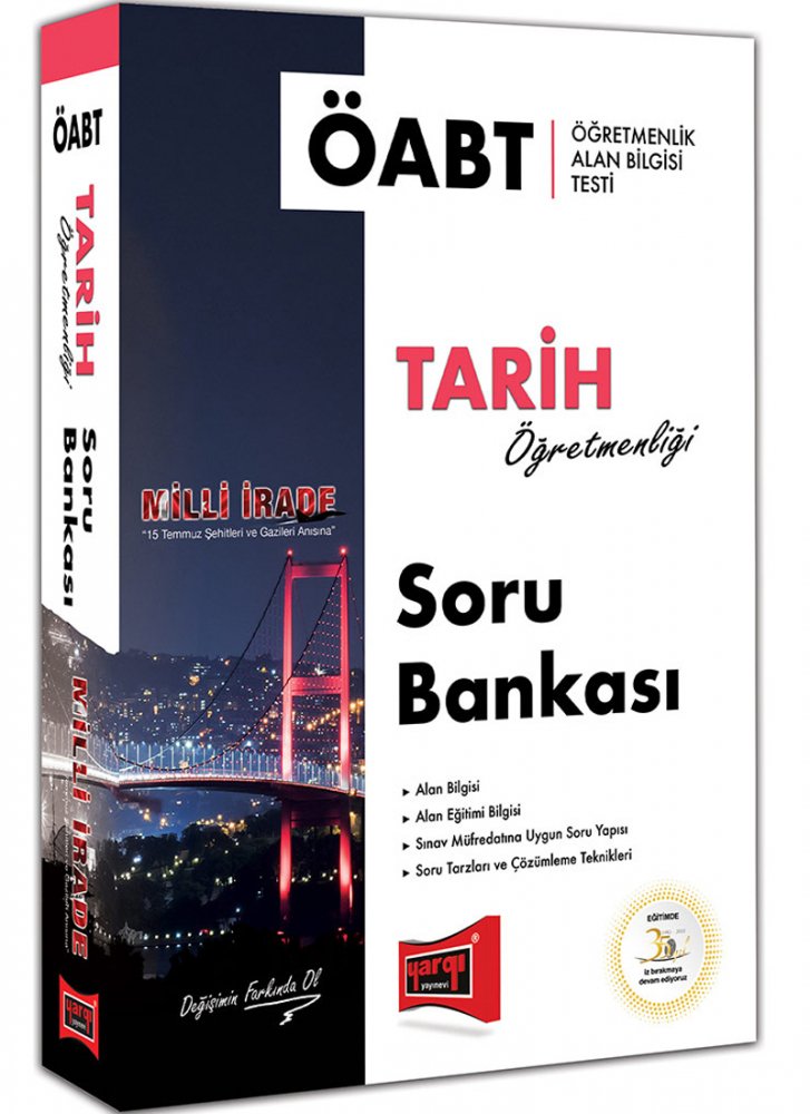 Yargı 2019 ÖABT MİLLİ İRADE Tarih Öğretmenliği Soru Bankası Yargı Yayınları Yargı 2019 ÖABT MİLLİ İRADE Tarih Öğretmenliği Soru Bankası Yargı Yayınları