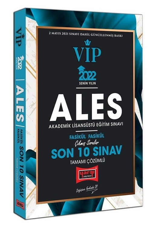 Yargı 2022 ALES VIP Çıkmış Sorular Son 10 Sınav Fasikül Çözümlü Yargı Yayınları Yargı 2022 ALES VIP Çıkmış Sorular Son 10 Sınav Fasikül Çözümlü Yargı Yayınları