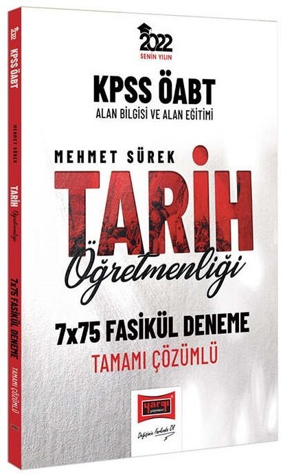 Yargı 2022 ÖABT Tarih Öğretmenliği 7x75 Deneme Çözümlü - Mehmet Sürek Yargı Yayınları Yargı 2022 ÖABT Tarih Öğretmenliği 7x75 Deneme Çözümlü - Mehmet Sürek Yargı Yayınları