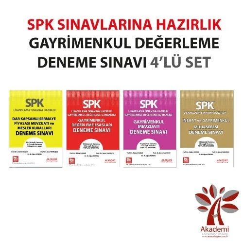 Akademi SPK SPF Gayrimenkul Değerleme Deneme 4 lü Set Akademi Consulting Yayınları Akademi SPK SPF Gayrimenkul Değerleme Deneme 4 lü Set Akademi Consulting Yayınları