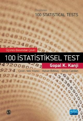 Nobel 100 İstatiksel Test - Gopal K. Kanji Nobel Akademi Yayınları Nobel 100 İstatiksel Test - Gopal K. Kanji Nobel Akademi Yayınları