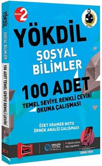 Yargı YÖKDİL Sosyal Bilimler 100 Adet Temel Seviye Renkli Çeviri Okuma Çalışması - Fuat Başkan 2. Baskı Yargı Yayınları Yargı YÖKDİL Sosyal Bilimler 100 Adet Temel Seviye Renkli Çeviri Okuma Çalışması - Fuat Başkan 2. Baskı Yargı Yayınları